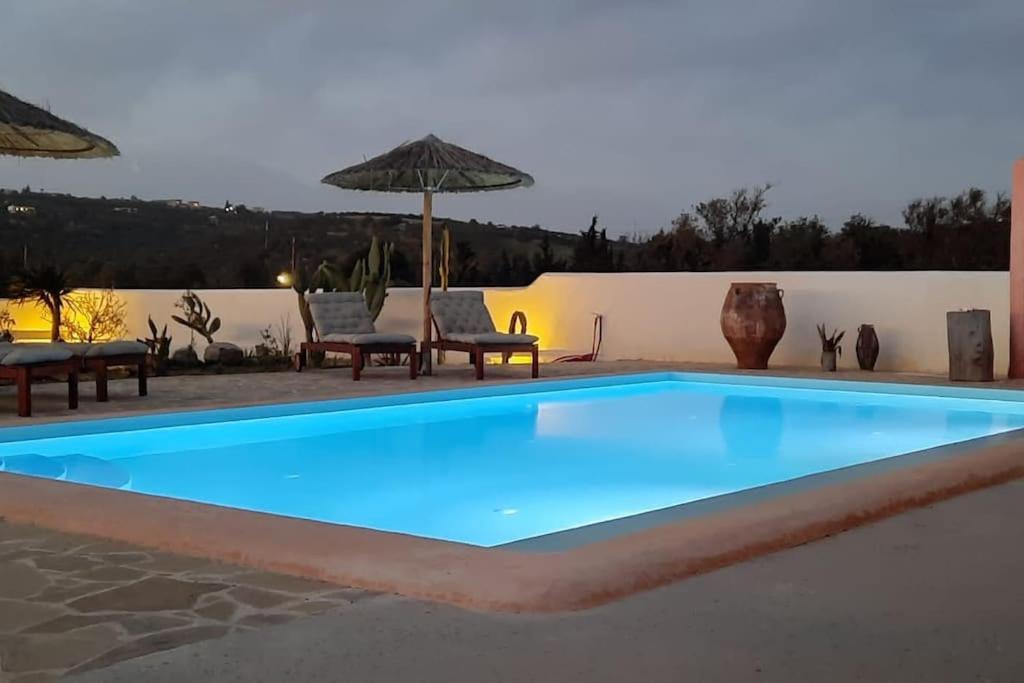 Villa Louloudia Stylish Luxury Villa With Private Pool Pitsidia Extérieur photo